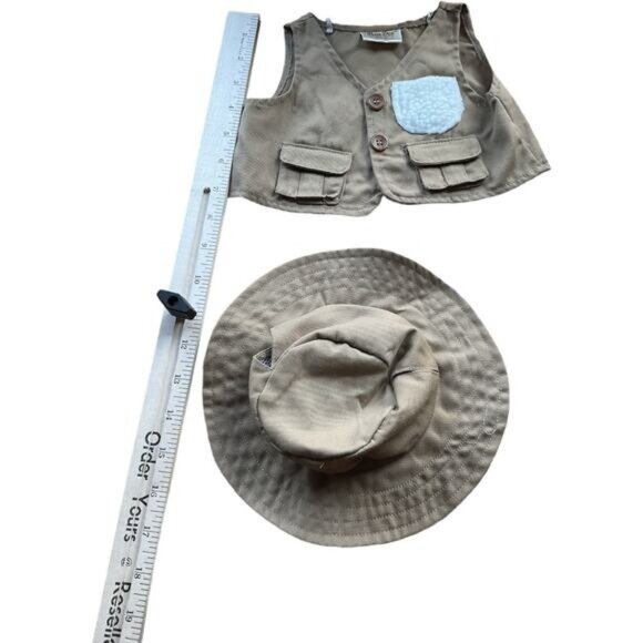 Dan Dee Buttery Soft Dress Me Differently Every Day Fisherman’s Vest and Hat - Picture 2 of 6